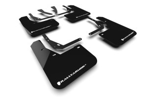 Hyundai Kona EV Mud Flap - Rally Armor - UR Black/White Logo - Black - `24-`25 Hyundai Kona EV Mud Flap - Rally Armor - UR Black/White Logo - Black - `24-`25